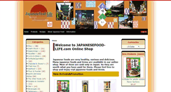 Desktop Screenshot of japanesefood-life.com